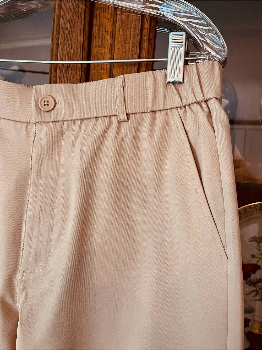 COOFANDY Pants Casual Chino Golf Straight Fit Elastic Sz 32